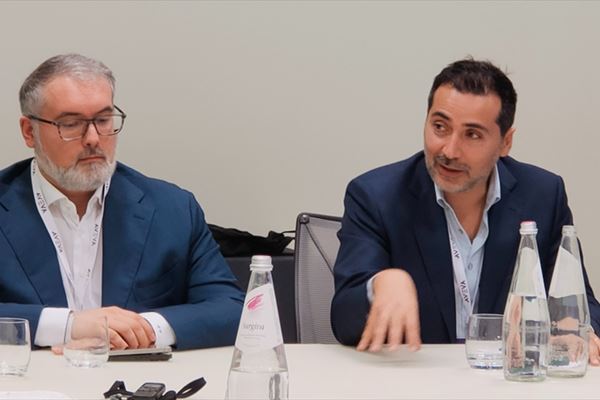 Maurizio Galardo, chief technologist Xr e visualization e Luca Branca, sales director di Aveva Italia