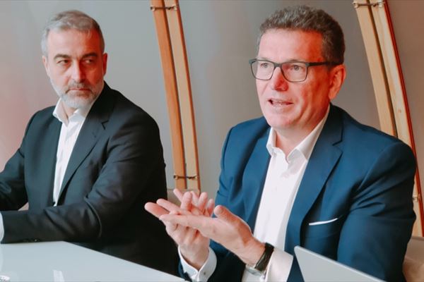 Michele Lamartina, country manager Italia e Malta e Helmut Reisinger, Ceo Emea e Latam di Palo Alto Networks