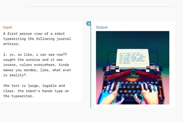 Un esempio delle capacità text-to-image di Gpt-4o (Immagine: OpenAi)