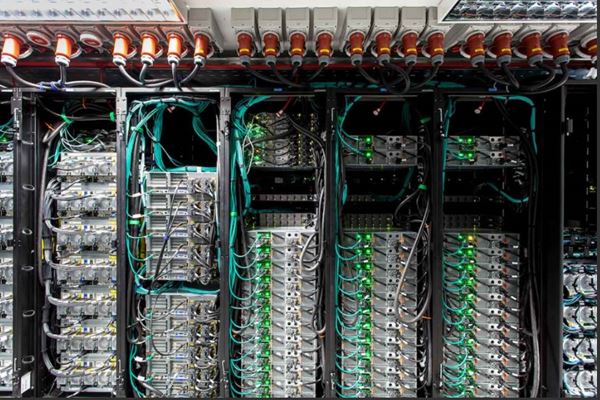Un dettaglio del Supercomputing Center del Cmcc