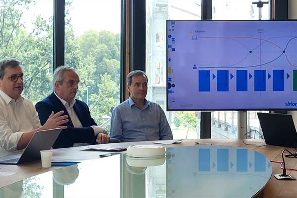 Un momento della presentazione della ricerca su data quality e AI