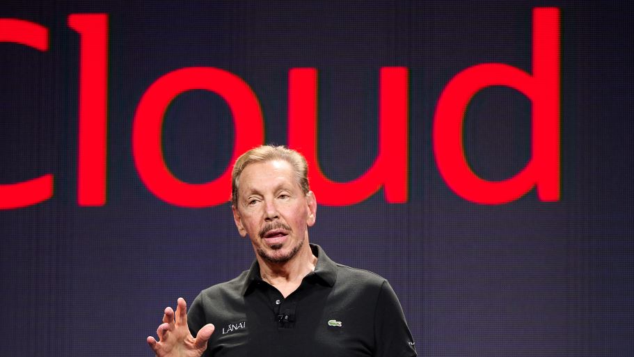 Il Ceo di Oracle, Larryb Ellison, in apertura di Cloudworld 2024