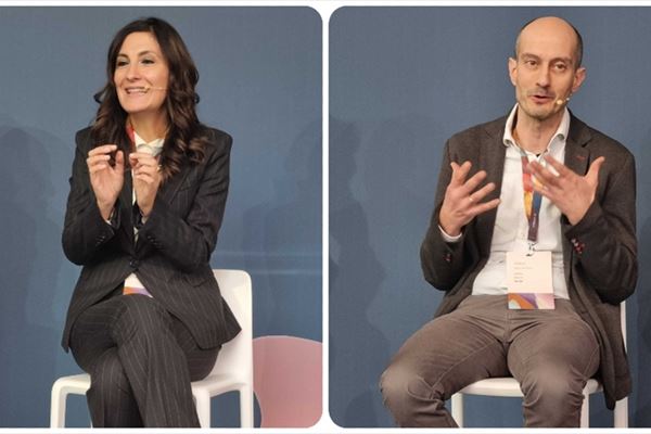 Brunella Bruno,  magistrata responsabile del servizio per l'informatica al Consiglio di Stato e Stefano Bianchi, Ceo di Sei