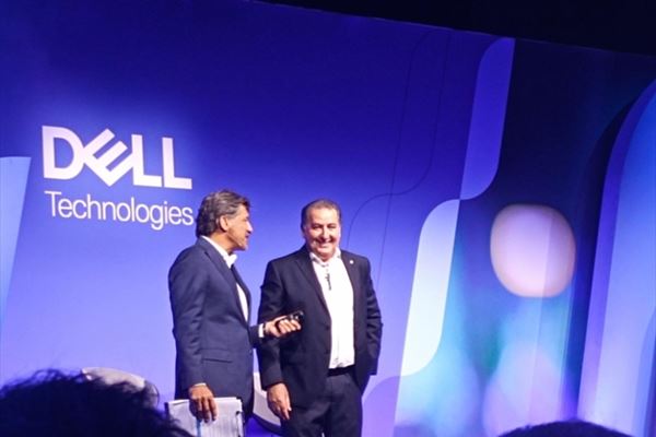 Marco Fanizzi e Ferdinando De Giorgi al "Dell AI Forum" di Milano