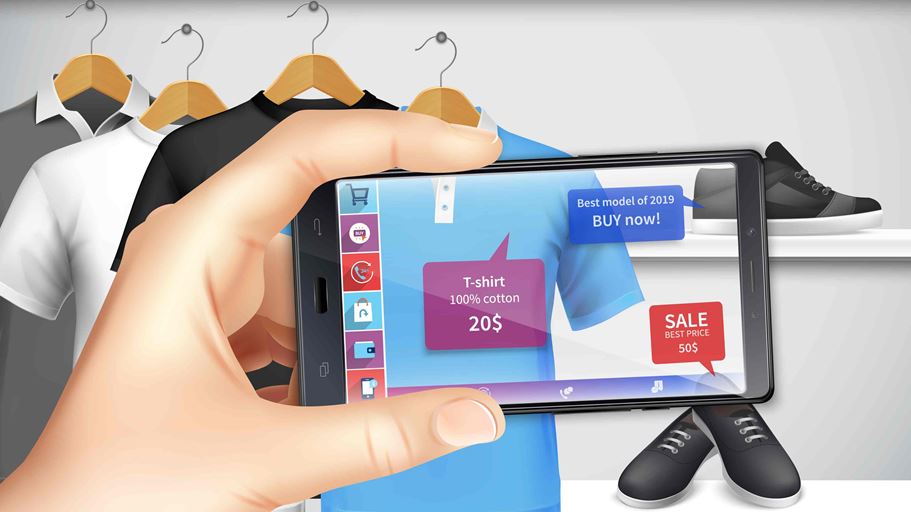 <a href="https://www.freepik.com/free-vector/shopping-with-virtual-augmented-reality-apps-realistic-composition-with-holding-smartphone-hand-choosing-sportswear_7378412.htm">Image by macrovector on Freepik</a>