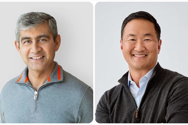 Amit Zavery, presidente, chief product & Coo e Michael Park, responsabile globale del go-to-market dell'intelligenza artificiale di ServiceNow