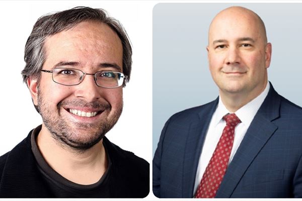 Alex Pinto, direttore associato dell'intelligence sulle minacce di Verizon e Michael Centrella, vicedirettore dell'ufficio operativo dei servizi segreti statunitensi 
