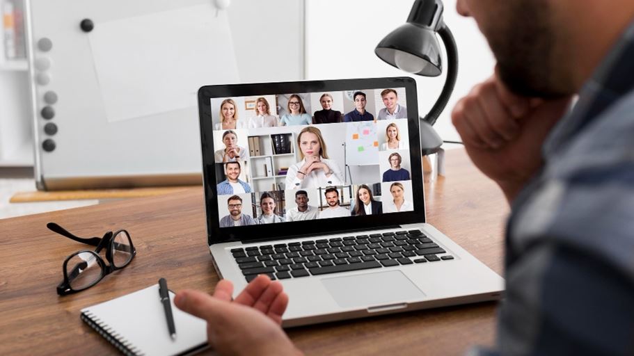 <a href="https://www.freepik.com/free-photo/team-meeting-online-conference-call-laptop_13108561.htm#fromView=search&page=1&position=5&uuid=2e358dd4-9af0-4a8e-b358-3aff067807bd&query=video+collaboration+videoconference">Image by freepik</a>