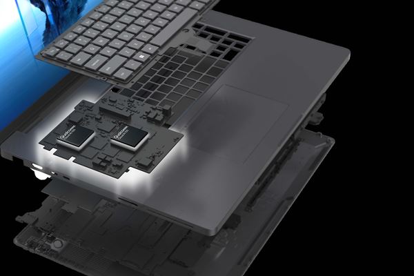 Qualcomm discrete NPU lit up inside Dell Pro Max Plus.jpg