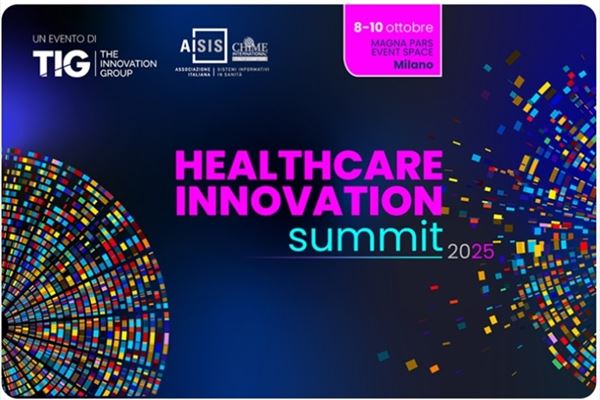 Registrazioni all'indirizzo: https://www.theinnovationgroup.it/events/healthcare-innovation-summit-2025/