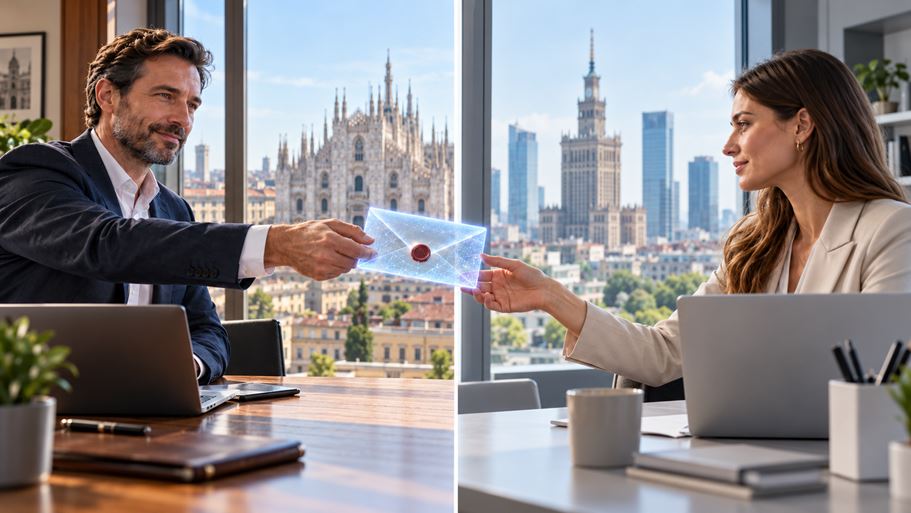 Scambio digitale tra Milano e Varsavia.png