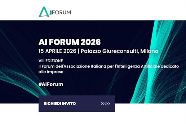 Per informazioni e registrazioni: https://www.aiforum.eu/2026/