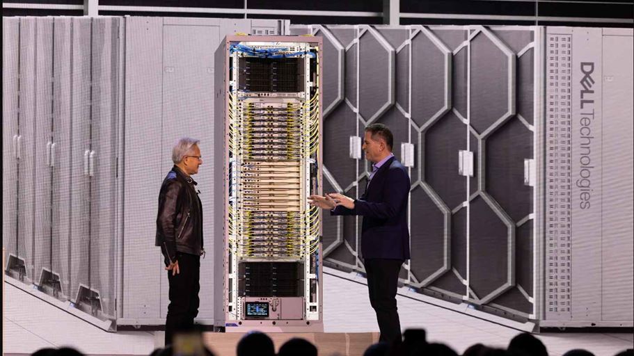 Jensen Huang, Ceo di Nvidia, e Michael Dell, Ceo di Dell Technologies (Immagine: Dell Technologies)