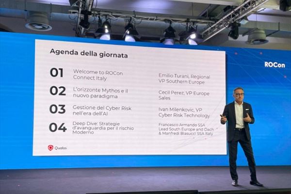Emilio Turani, regional vice president Southern Europe di Qualys